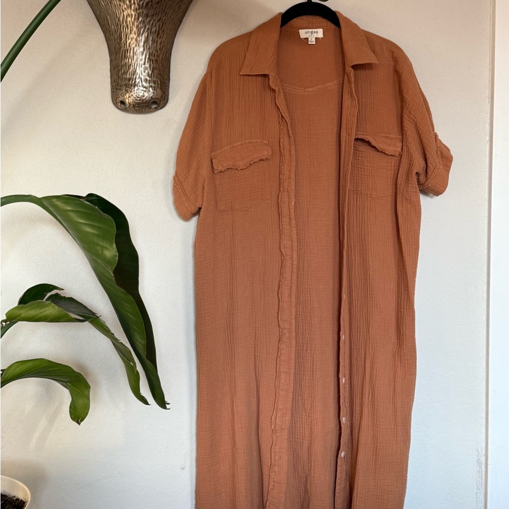 Umgee Women's Maxi Dress in Rust